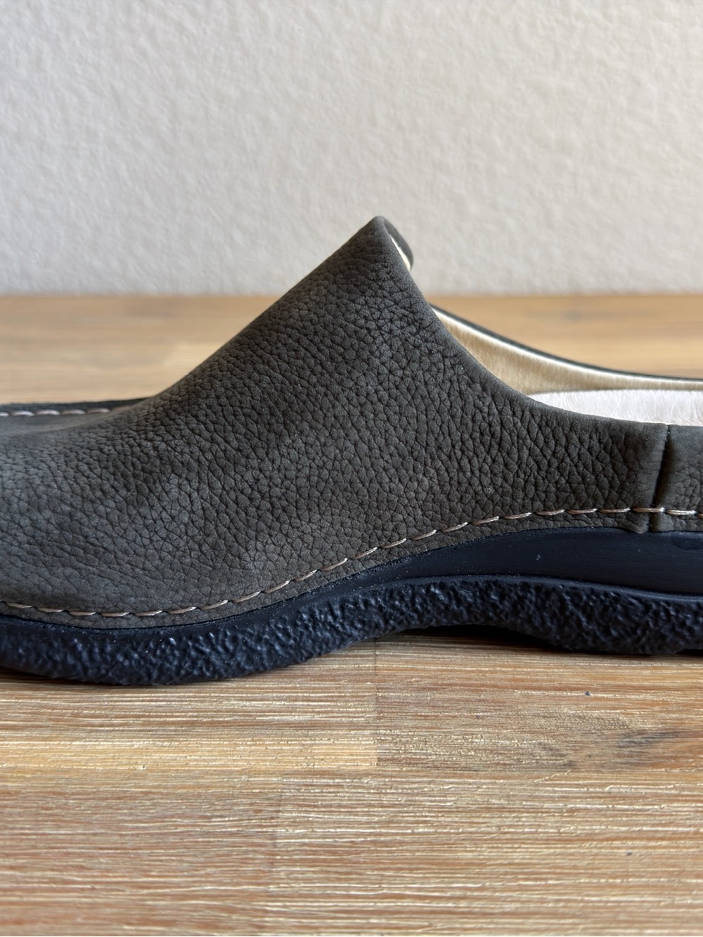 Wolky Women's Green Leather Roll Slide Lined Mules Comfort Shoes EU41 / US10.5 - Picture 6 of 13